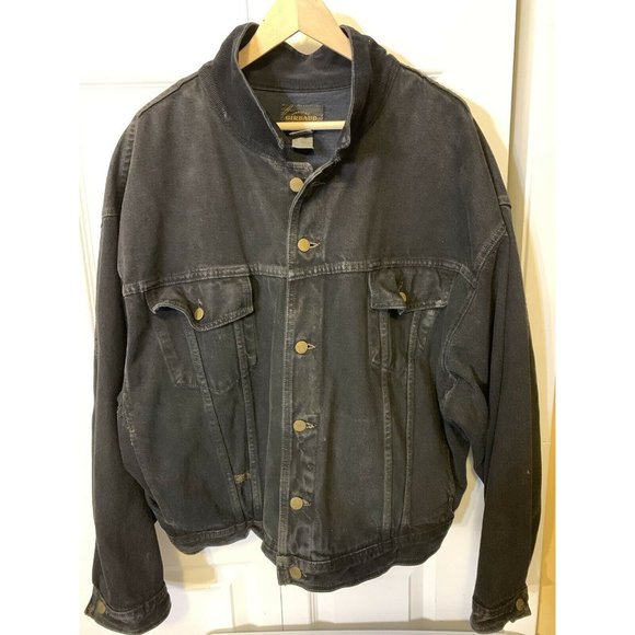 Vtg Marithe Francois Girbaud Jean Jacket Black Denim Men’s Sz XL Rare - Picture 4 of 9